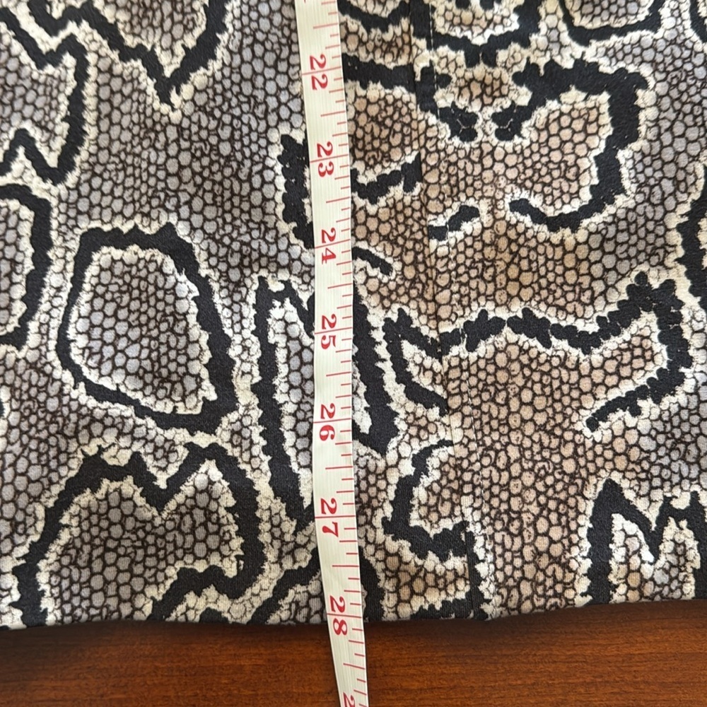 CAbi Python Snakeskin Ponte Knit Double-Breasted … - image 8